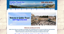 Desktop Screenshot of galileetravel.com